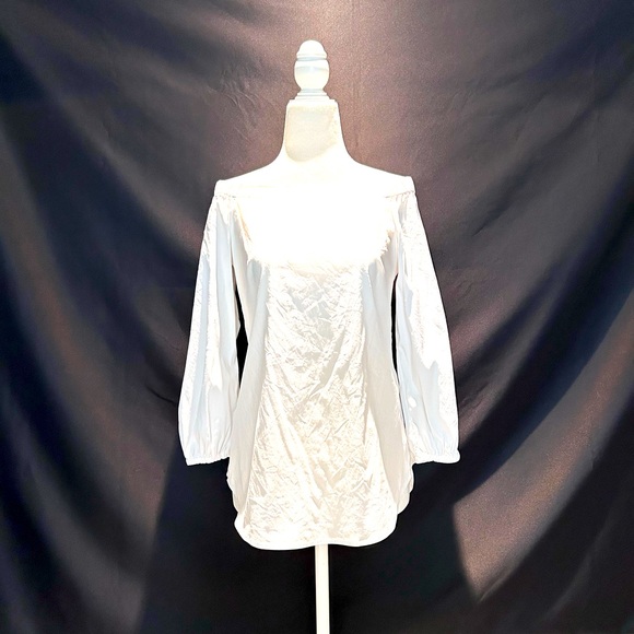 WHBM Off-The-Shoulder Poplin Top Size S - Picture 4 of 7